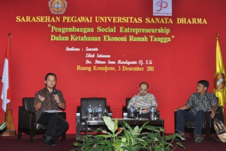 Sarasehan Pengembangan Social Entrepreneurship Bagi Pegawai USD :: Biro Personalia Sarasehan Pengembangan Social Entrepreneurship Bagi Pegawai USD :: Biro Personalia
