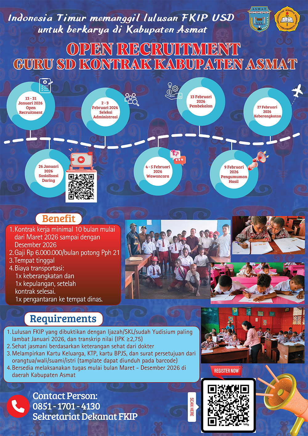 Flayer Guru kontrak Asmat