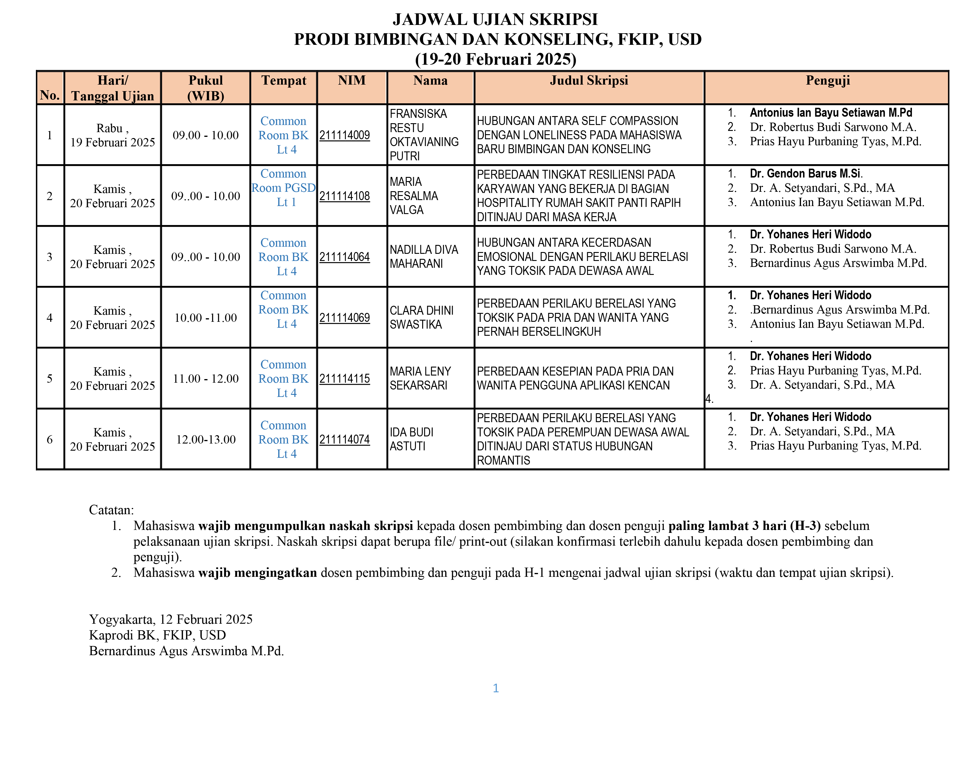 Jadwal Ujian Skripsi Februari 2025-1-01
