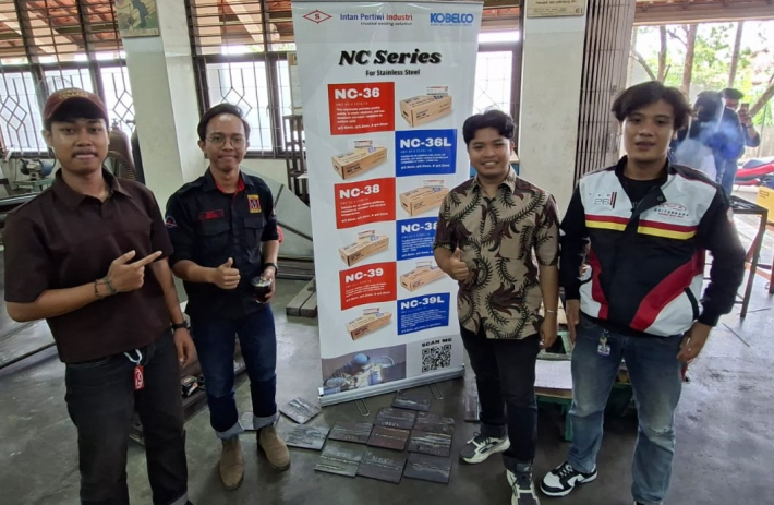 Workshop Pengelasan PT Intan Pertiwi Industri Bersama Mahasiswa Teknik Mesin Universitas Sanata Dharma