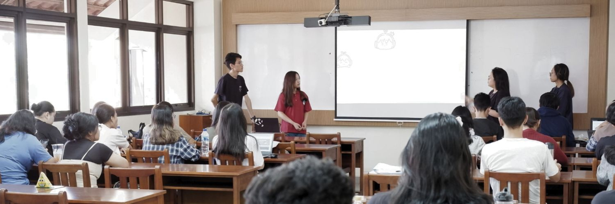 Students Presenting their Ideas in a Class